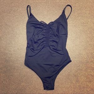 J. Crew Playa black one piece swim suit size S